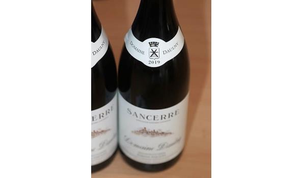 4 flessen à 75cl rode wijn 2x Chateau Belleville FIYEC Cuvee Royale St Emilion grand Cru 2015 en 2x dom DAULRY Sancerre 2019